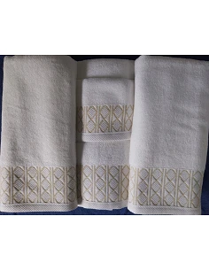 6 toallas de baño jacquard...