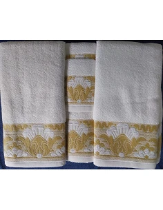 6 toallas de baño jacquard...
