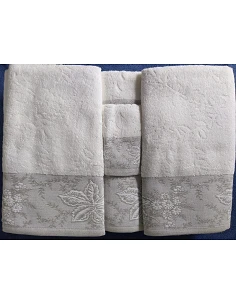 6 toallas de baño jacquard...
