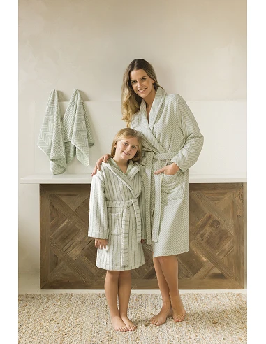 Roupão infantil 100% algodão 360...