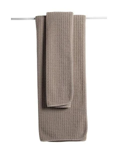 Juego de 3 toallas taupe... 2