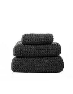 Juego de 3 toallas gris...