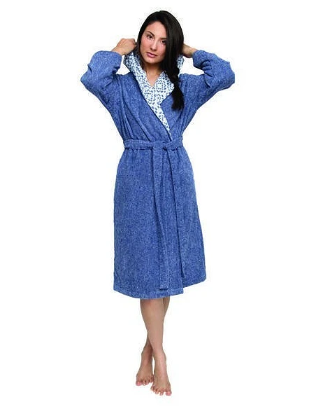 Roupão de banho com capuz 100% algodão 360 gr./m2 Lasa Home - Menorca 187