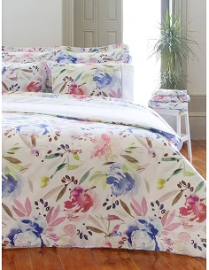 JUEGO DE SÁBANAS WATERCOLOR ALGODÓN PEINADO PERCAL 200 HILOS - LASA HOME 2