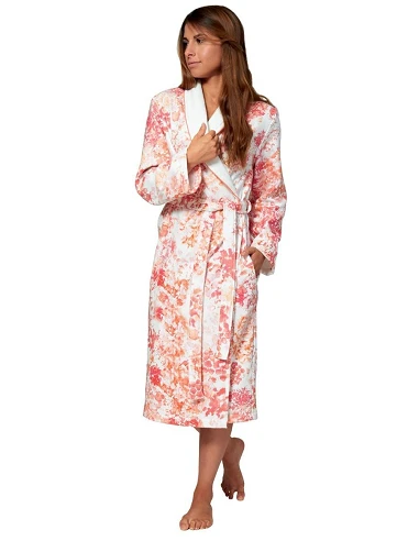 Albornoz baño mujer 100% algodón 290 gr./m2 GEORGIA CORAL Lasa Home