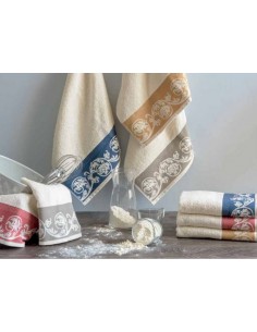 4 Paños de cocina rizo 50x50 cm 360 gr./m2 - BomDia 4 Paños de cocina rizo 50x50 cm 360 gr./m2 - BomDia