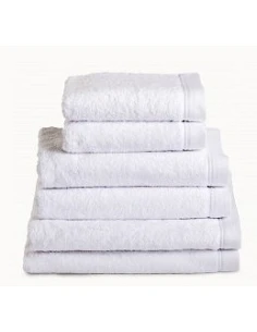 Toallas baño 100% algodón peinado 580 gr. color blanco