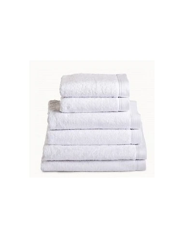 Toallas baño 100% algodón peinado 580 gr. color blanco