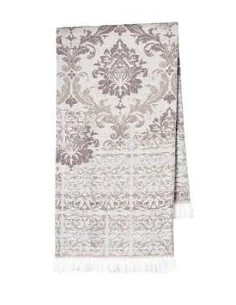 Manta para sofa azul 130x170 cm - mantas decorativas jacquard con flecos