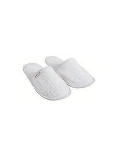 Chinelos de banho jacquard veludo-  Chinelos 100% algodão 2