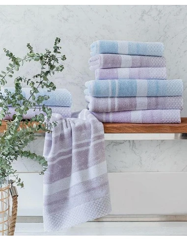 Jogo de toalhas de banho 3 peças 100% algodón 500gr./m2 Lasa Home