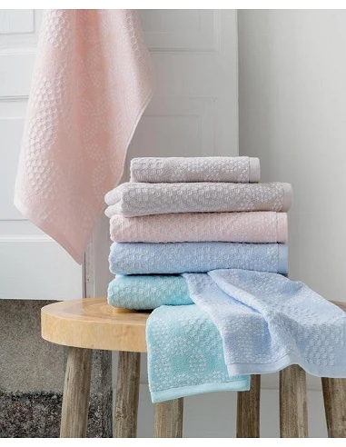 Conjunto de 3 toallas de baño 100% algodón 500 gr./m2 - BALTUS GEOMETRIC Lasa-Home