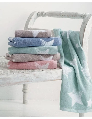 Conjunto de 3 toallas de baño 100% algodón 500 gr./m2 - Stella Lasa-Home