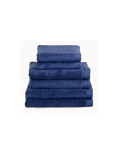 Toalhas banho 100% algodão penteado 580 gr. cor azul marinho