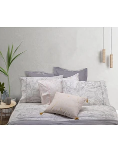 Cama 180 cm - Juego sábanas 100% algodón percal - Marble Gamanatura Cama 180 cm - Juego sábanas 100% algodón percal - Marble Gamanatura