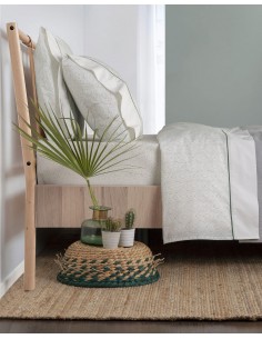 Cama 180 cm - Juego sábanas 100% algodón orgánico - Yucca Gamanatura Cama 180 cm - Juego sábanas 100% algodón orgánico - Yucca Gamanatura