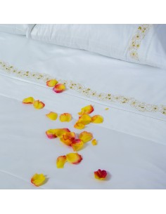 JUEGO DE SÁBANAS BORDADAS C/ VAINICA 100% ALGODÓN SÁTEN 300 HILOS JUEGO DE SÁBANAS BORDADAS C/ VAINICA 100% ALGODÓN SÁTEN 300 HILOS