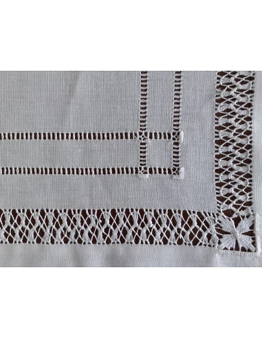 52x37 cm - Individuais de mesa 100% linho bordado a mão