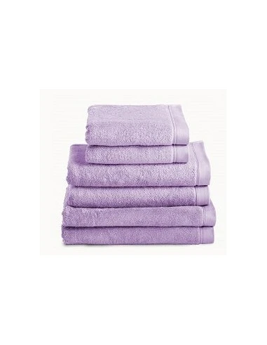Toallas baño 100% algodón peinado 580 gr. color violeta