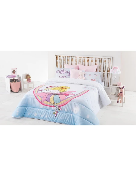 Edredom infantil lolita - Edredom infantil com almofadas