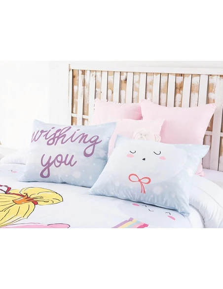 Edredom infantil lolita - Edredom infantil com almofadas