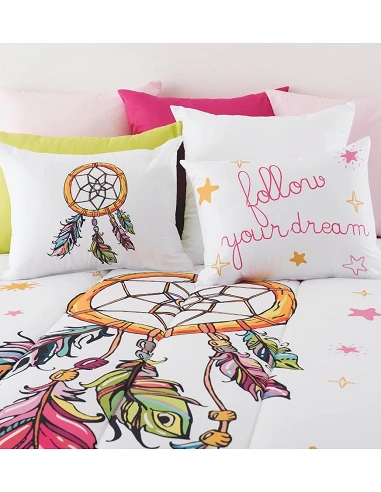 Edredom infantil Sonhos - Edredom infantil com almofadas