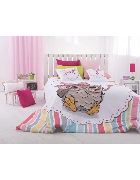 Edredom infantil Leia - Edredom infantil com almofadas