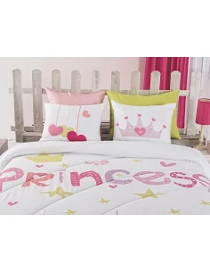 Edredom infantil Princess - Edredom infantil com almofadas 2