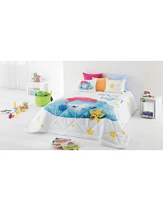 Edredom infantil Goodnight - Edredom infantil com almofadas