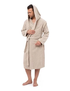 Roupão de banho com capuz 100% algodão 360 gr./m2 MOCCHA  Lasa Home