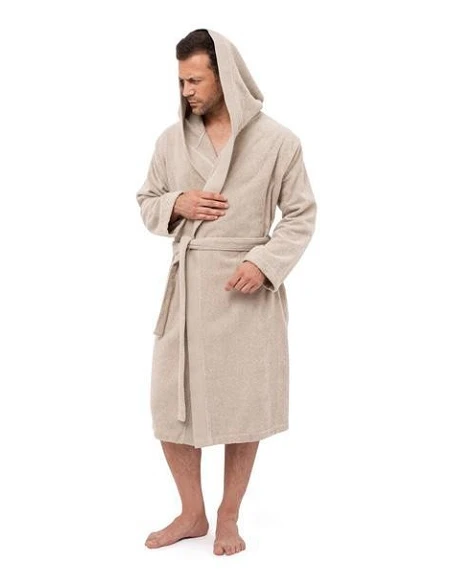 Albornoz baño con capucha 100% algodón 360 gr./m2 MOCCHA Lasa Home