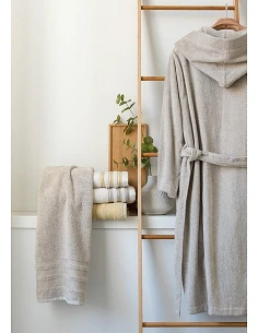 Roupão de banho com capuz 100% algodão 360 gr./m2 MOCCHA  Lasa Home 2