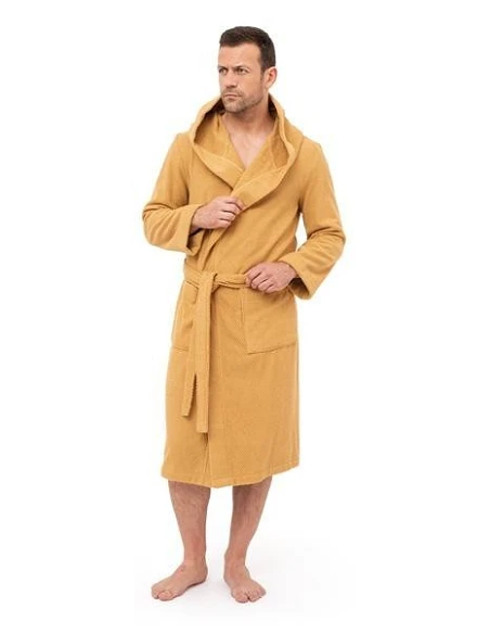 Albornoz baño con capucha 100% algodón 360 gr./m2 DUNE Lasa Home
