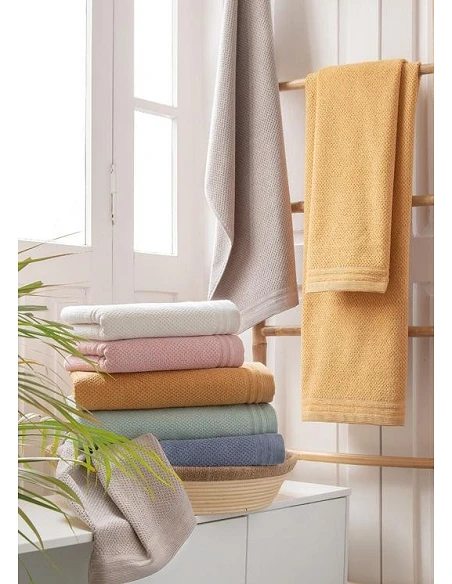 Albornoz baño con capucha 100% algodón 360 gr./m2 DUNE Lasa Home