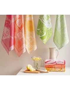 Paño de cocina tela 70x50 cm - Paño de cocina 100% algodón 260 gr. - LEMONADE Lasa Home