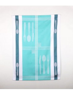 1 PAÑO COCINA 100% ALGODÓN SARGA 50x70 cm - COLOR VERDE