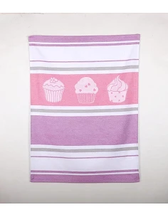 1 PAÑO COCINA 100% ALGODÓN SARGA 50x70 cm - Cupcake 1 PAÑO COCINA 100% ALGODÓN SARGA 50x70 cm - Cupcake