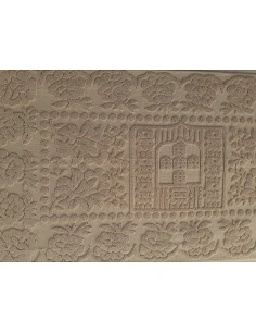 Tapetes artesanais 100% algodão cru - Coroa de Rei 2