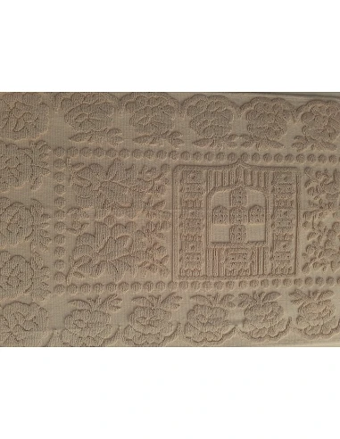 Alfombras artesanales 100% algodón crudo - Corona de rey