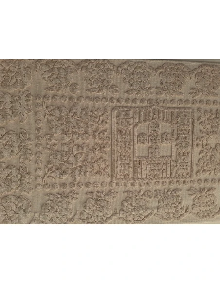 Tapetes artesanais 100% algodão cru - Coroa de Rei