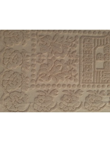 Tapetes artesanais 100% algodão cru - Coroa de Rei