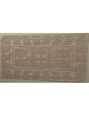 Alfombras artesanales 100% algodón crudo - Corona de rey