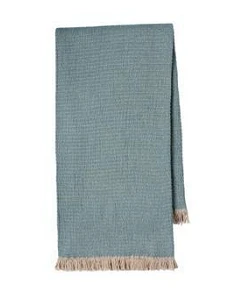 Manta para sofa 130x170 cm - mantas decorativas jacquard con flecos - DeVilla 5513 PA COL D