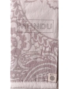 Manta para sofa 130x170 cm - mantas decorativas jacquard con flecos DeVilla - 5841 PA COL A