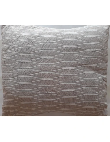 50x50 cm - Capa almofada 100% algodão Taupe