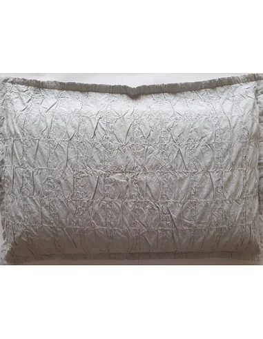 50x70 cm - Capa almofada 100% algodão Cinza