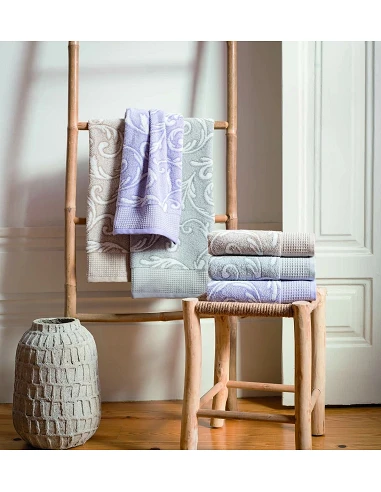 Jogo de toalhas de banho 3 peças 100% algodão 500gr./m2 -  AZORES Lasa Home