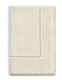 Tapete de banho jacquard veludo 50x70 cm - 750 gr/m2 - 83% algodão / 17% linho