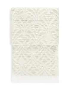 Manta sofa 140x170 cm decorativas jacquard con flecos 100% algodón - DeVilla