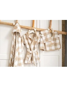 3 Piezas - toalla capucha bebé + babero + guante de ducha